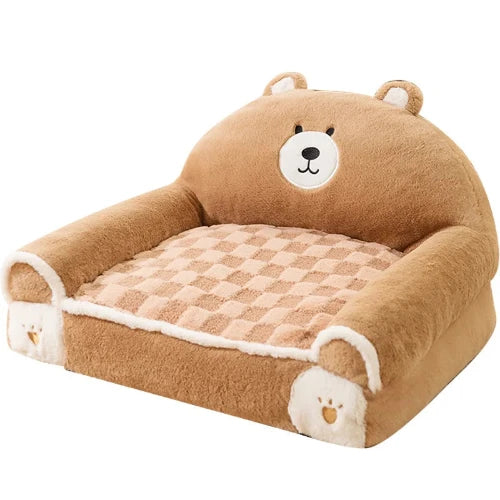 Niche pour Chihuahua - CanapΓ© lit en forme de nounours β confortable, parfait pour faire dormir votre petit chien ou chat