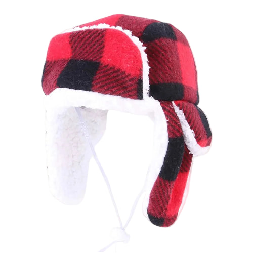 Chapka rouge pour petit chien, accessoire Γ©lΓ©gant et amusant vendu sur la boutique Mon Petit Chihuahua. Convient aussi aux chats.