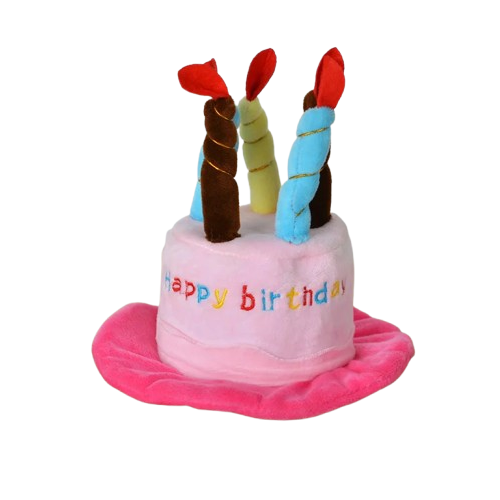 Déguisement Chihuahua : chapeau gâteau d’anniversaire rose confortable et tendance, parfait pour les fêtes, évènements ou halloween – taille parfaite pour les petits chiens