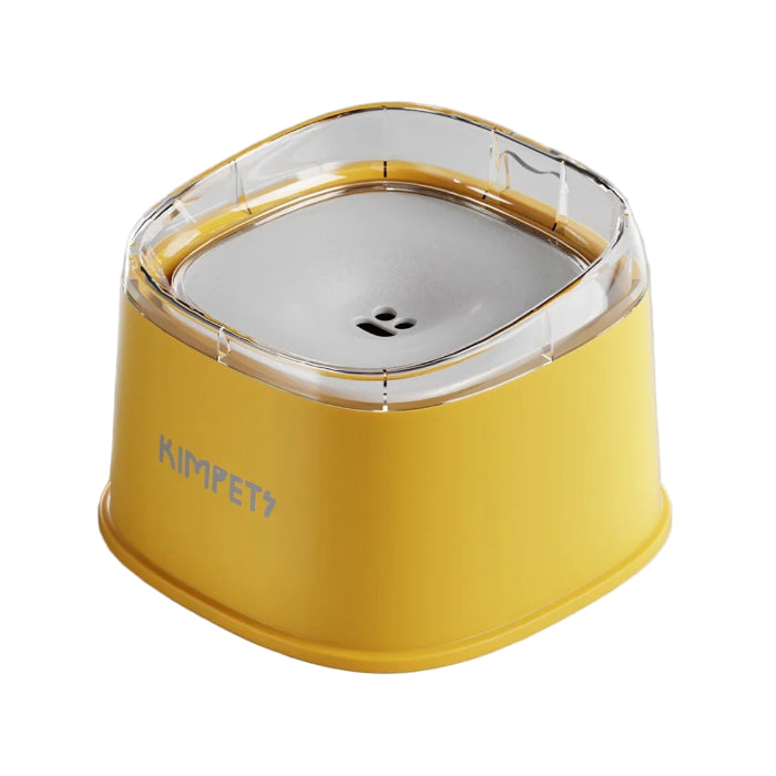 Gamelle anti Γ©claboussures surΓ©levΓ©e. AdaptΓ©e Γ tous les petits chiens et les chats. Vendue sur la boutique Mon Petit Chihuahua. Couleur jaune et blanc