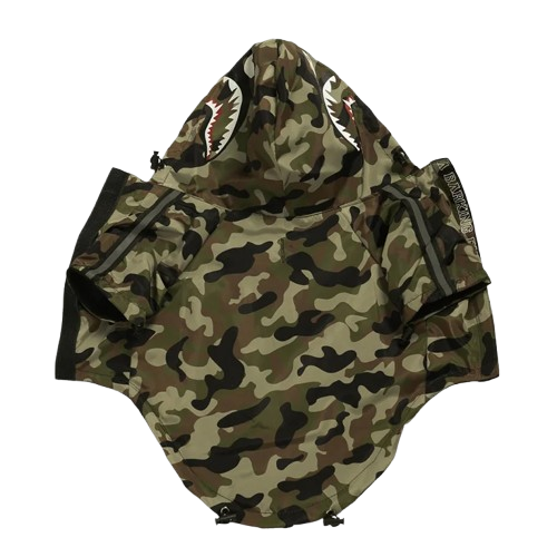 Manteau pour Chihuahua - Imperméable motif camouflage – parfait pour protéger votre petit chien ou chat par temps de pluie
