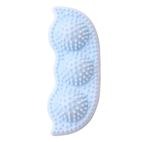 Jouet pour Chihuahua à mâcher en silicone en forme de haricot bleu – Idéal pour stimuler et divertir votre petit chien ou chat