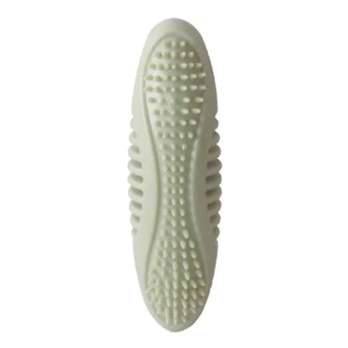 Jouet pour Chihuahua à mâcher en silicone ovale avec des picots vert – Idéal pour stimuler et divertir votre petit chien ou chat