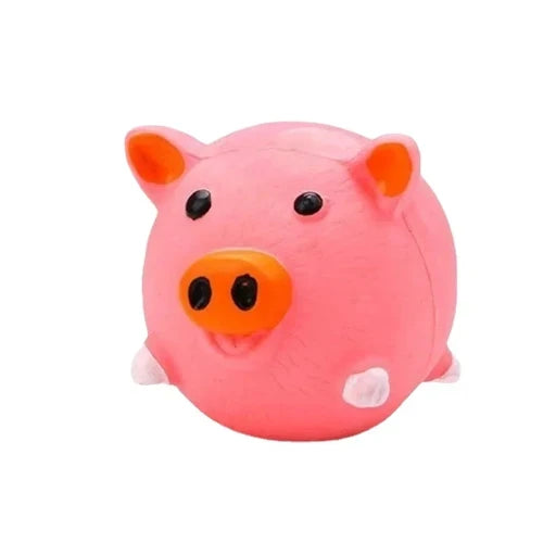 Jouet pour Chihuahua : balle en forme de cochon – Idéal pour stimuler et divertir votre petit chien ou chat en favorisant son activité