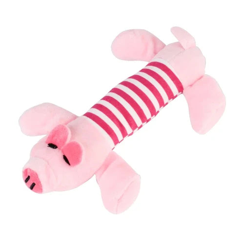 Jouet pour Chihuahua : peluche en forme de cochon rose – Idéal pour occuper et divertir votre petit chien ou chat