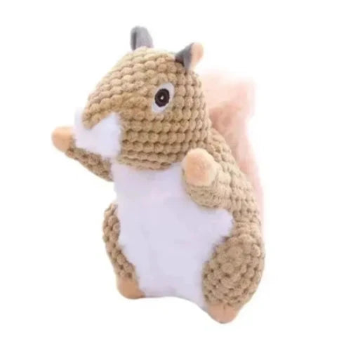 Jouet pour Chihuahua : peluche en forme d'écureuil – Idéal pour occuper et divertir votre petit chien ou chat
