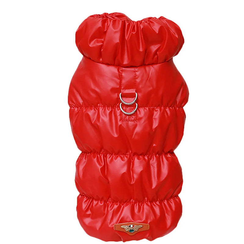 Manteau pour Chihuahua : doudoune rembourrée rouge – Confortable, parfait pour protéger votre petit chien ou chat pendant les promenades