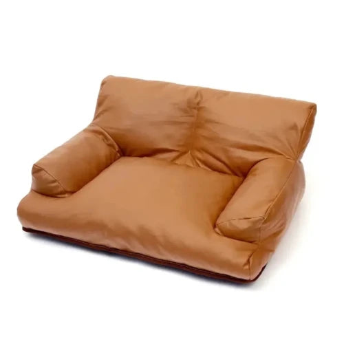 Niche pour Chihuahua : canapĂ© marron â Confort maximal avec intĂ©rieur moelleux, parfait pour les petits chiens ou chats