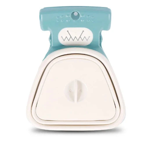 Accessoire pour Chihuahua - Pince blanche et bleue pratique pour ramasser les déjections de votre petit chien ou chat