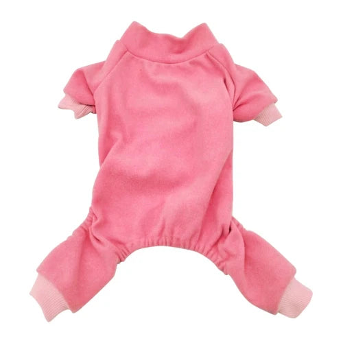 Pyjama uni rose foncĂ© pour Chihuahua â Confortable, idĂ©al pour garder votre petit chien ou chat au chaud pendant la nuit