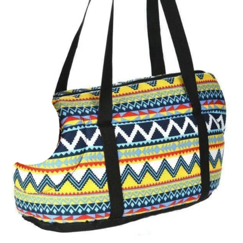 Dog Carrier: Striped Shoulder Bag My Little Chihuahua – Mon