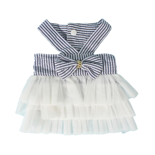DĂ©guisement Chihuahua : tutu de danse bleu et blanc confortable et tendance, parfait pour les fĂȘtes, Ă©vĂšnements, anniversaires ou halloween â taille parfaite pour les petits chiens