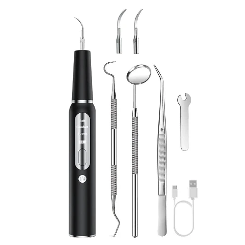 Accessoires pour Chihuahua : Brosse à dents ultrasons noire – Nettoyage efficace des dents de votre petit chien ou chat