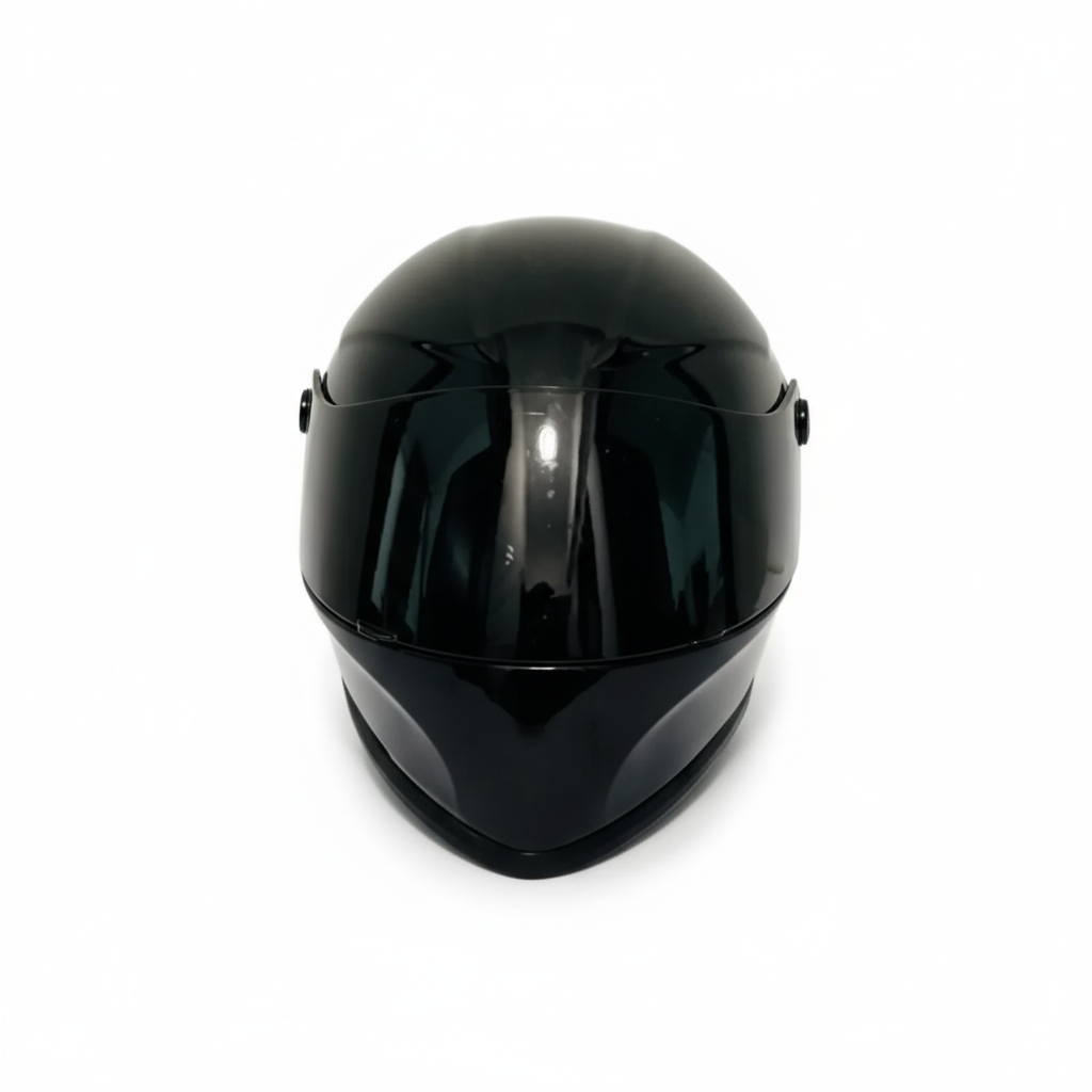 Small Dog Accessories: Black Full Face Helmet