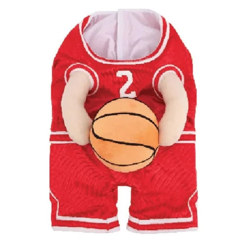 DΓ©guisement Chihuahua : costume de basketteur confortable et tendance, parfait pour les fΓͺtes, Γ©vΓ¨nements, anniversaires ou Halloween β taille parfaite pour les petits chiens - vue de face