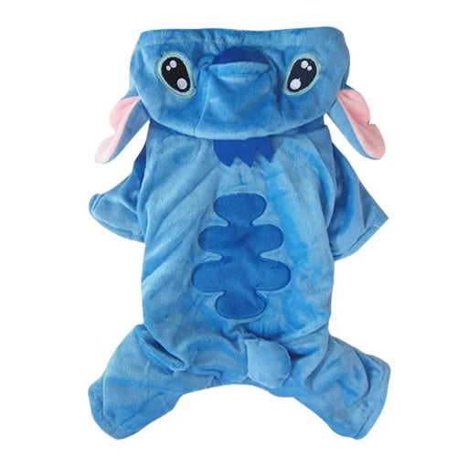 DĂ©guisement Chihuahua : costume de lilo et stitch disney confortable et tendance, parfait pour les fĂȘtes, Ă©vĂšnements, anniversaires ou halloween â taille parfaite pour les petits chiens - vue de dos
