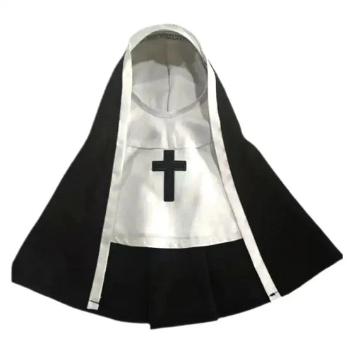 Déguisement Chihuahua : costume de nonne religieuse confortable et tendance, parfait pour les fêtes, évènements, anniversaires ou halloween – taille parfaite pour les petits chiens