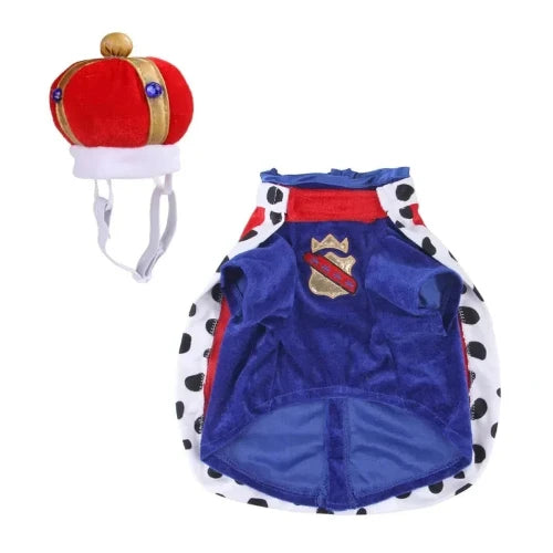Déguisement Chihuahua : costume de roi confortable et tendance, parfait pour les fêtes, évènements, anniversaires ou halloween – taille parfaite pour les petits chiens