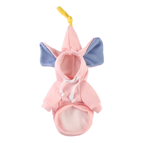 Déguisement Chihuahua : costume d’éléphant rose confortable et tendance, parfait pour les fêtes, évènements, anniversaires ou halloween – taille parfaite pour les petits chiens