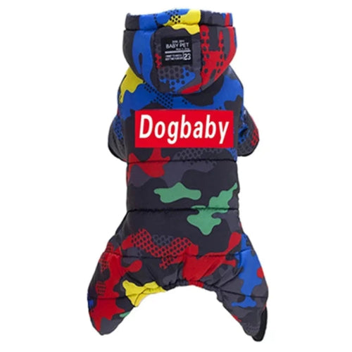 Manteau pour Chihuahua : Doudoune intĂ©grale colorĂ©e â Avec attache pour protĂ©ger votre petit chien ou chat du froid