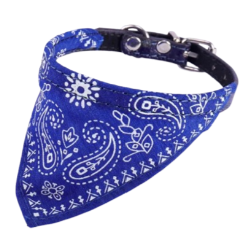 Déguisement Chihuahua : foulard bleu confortable et tendance, parfait pour les fêtes, évènements, anniversaires ou Halloween – taille parfaite pour les petits chiens