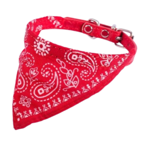 Déguisement Chihuahua : foulard rouge confortable et tendance, parfait pour les fêtes, évènements, anniversaires ou Halloween – taille parfaite pour les petits chiens