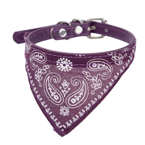 Déguisement Chihuahua : foulard violet confortable et tendance, parfait pour les fêtes, évènements, anniversaires ou Halloween – taille parfaite pour les petits chiens