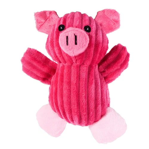 Jouet pour Chihuahua : peluche en forme de cochon rose – Idéal pour occuper et divertir votre petit chien ou chat