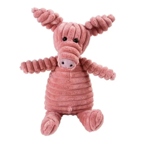 Jouet pour Chihuahua : peluche en forme de cochon rose – Idéal pour occuper et divertir votre petit chien ou chat
