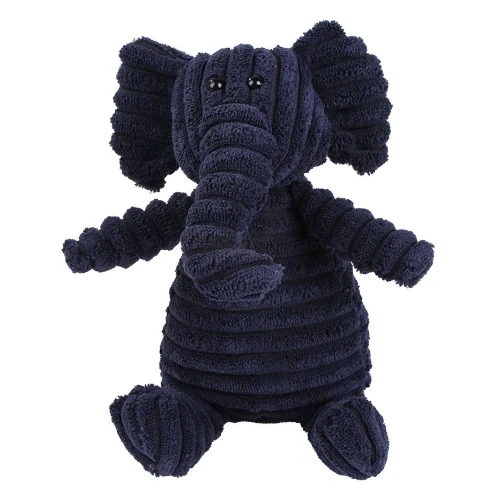 Jouet pour Chihuahua : peluche en forme d'éléphant noir – Idéal pour occuper et divertir votre petit chien ou chat