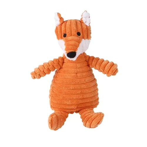 Jouet pour Chihuahua : peluche en forme de renard – Idéal pour occuper et divertir votre petit chien ou chat la journée