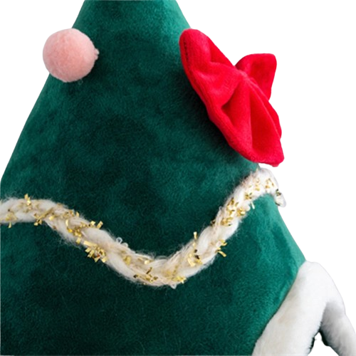 Niche pour Chihuahua : sapin de noĂ«l â Confort maximal avec intĂ©rieur moelleux, parfait pour les petits chiens ou chats - zoom