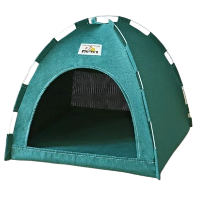 Niche pour Chihuahua : tente verte â Confort maximal avec intĂ©rieur moelleux, parfait pour les petits chiens ou chats