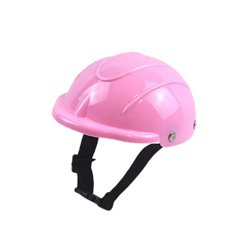fahrradhelm für hunde Zubehör für kleine Hunde: Kleiner rosa Helm