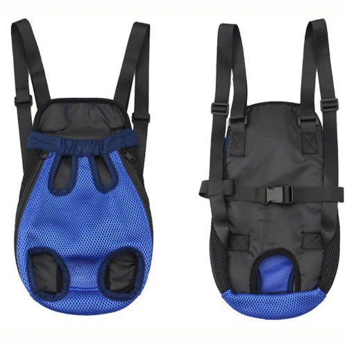Transport : Porte-bébé ventral bleu pour Chihuahua – Confortable et pratique, idéal pour transporter votre petit chien ou chat