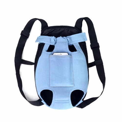 Transport : Porte-bébé ventral bleu ciel pour Chihuahua – Confortable et pratique, idéal pour transporter votre petit chien ou chat