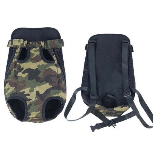 Transport : Porte-bébé ventral camouflage pour Chihuahua – Confortable et pratique, idéal pour transporter votre petit chien ou chat
