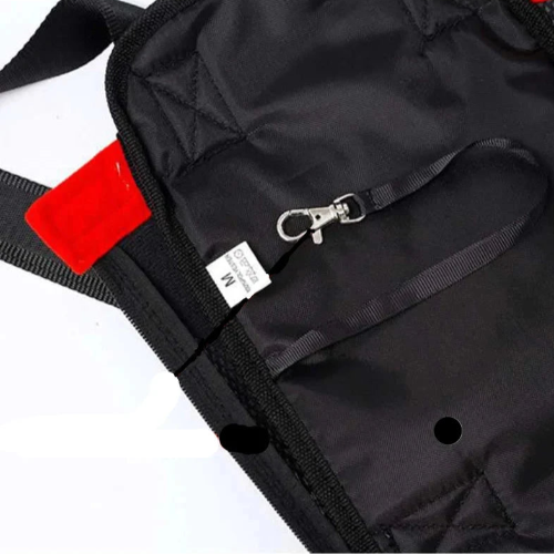 Transport : Porte-bébé ventral pour Chihuahua – Confortable et pratique, idéal pour transporter votre petit chien ou chat - vue des sangles