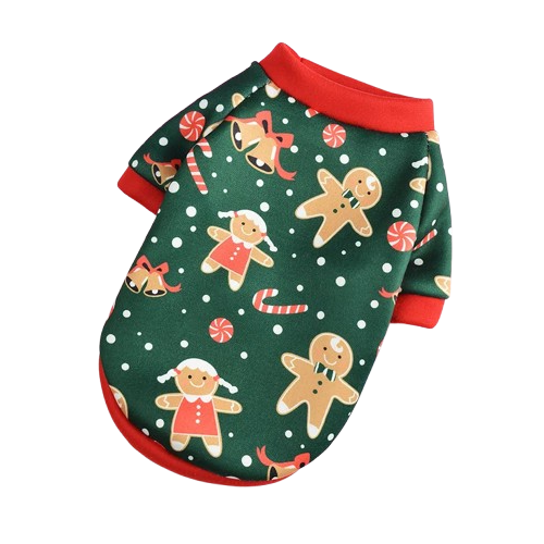 Pull pour Chihuahua vert motifs de noël – Confortable, vêtement parfait pour garder votre petit chien ou chat au chaud