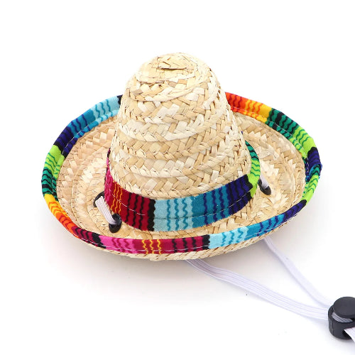 Déguisement Chihuahua : sombrero mexicain confortable et tendance, parfait pour les fêtes, évènements, anniversaires ou halloween – taille parfaite pour les petits chiens