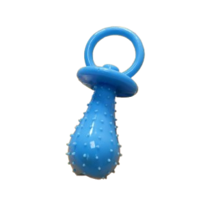 Accessoire pour Chihuahua : Tétine en silicone bleue - pratique, idéale pour apaiser votre petit chien ou chat
