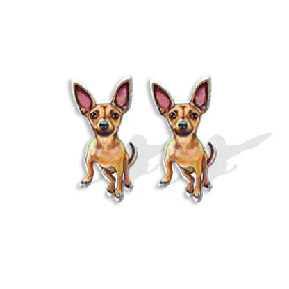 Bijoux Chihuahua : Boucles d'Oreilles