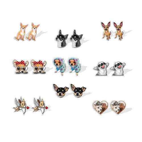 Bijoux Chihuahua : Boucles d'Oreilles