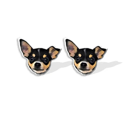 Bijoux Chihuahua : Boucles d'Oreilles