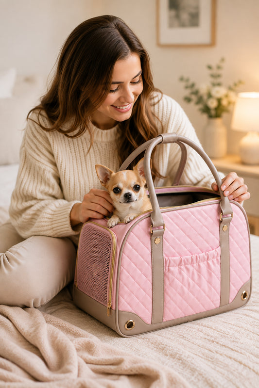 Transport Chihuahua : Sac Matelassé LV