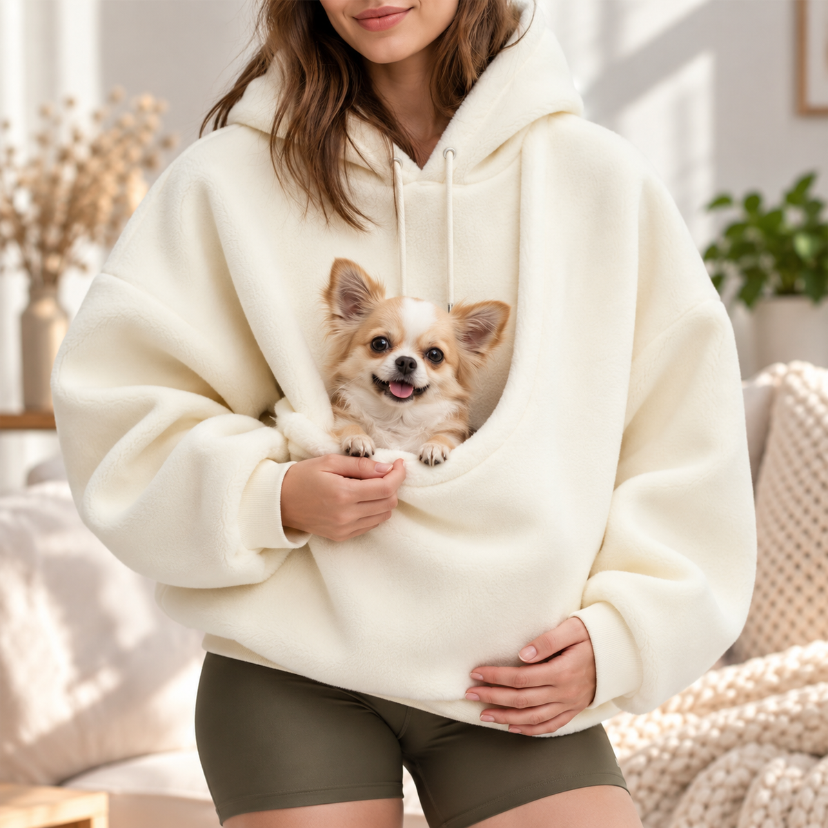 Sweat à poche pour petit chien
