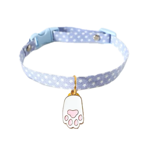 Chihuahua-Halsband: Blaue Pfote