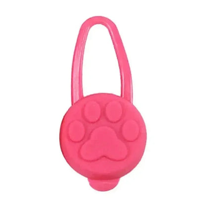 Collier pour Chihuahua : porte clé rose avec éclairage LED. Tendance, pour offrir confort et sécurité à votre petit chien ou chat