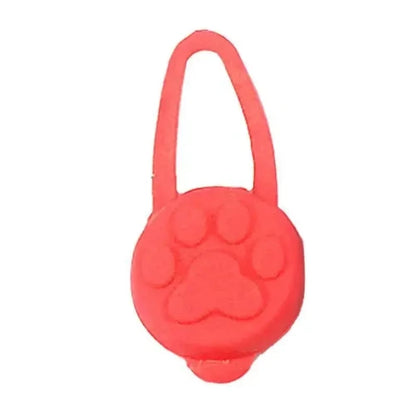 Collier pour Chihuahua : porte clé rouge avec éclairage LED. Tendance, pour offrir confort et sécurité à votre petit chien ou chat