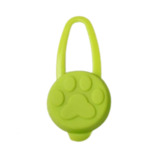 Collier pour Chihuahua : porte clé vert avec éclairage LED. Élégant, pour offrir confort et sécurité à votre petit chien ou chat